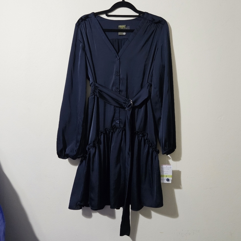 Taylor Satin Mini Dress NWT
